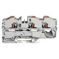 WAGO 2216-1301 Doorgangsklem 12 mm Push-In-klem Grijs 20 stuk(s) - thumbnail