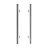Intersteel Deurgrepen set T-vorm 1000x80mm geborsteld RVS - thumbnail