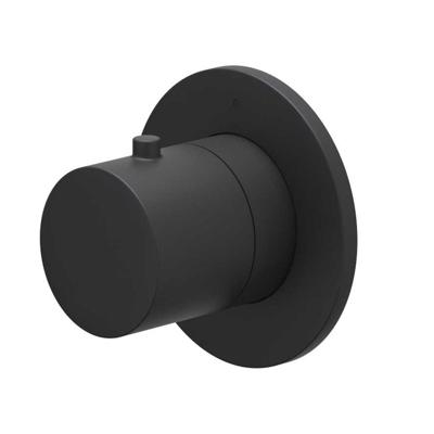 Afbouwdeel IVY Bond Inbouw Stopkraan Symmetry Met Rond Rozet Mat Zwart PED Afbouwdeel IVY Bond Inbouw Stopkraan Symmetry Met Rond Rozet Mat Zwart PED