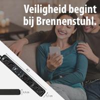 Brennenstuhl 1159760946 Stekkerdoos Zwart Randaarde stekker 1 stuk(s) - thumbnail