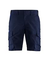 Blåkläder Industrie short met stretch 14461832 | Marineblauw/Korenblauw | Maat 46 - 7330509758090 - thumbnail