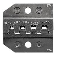 Rennsteig Werkzeuge 624 674 3 0 Krimpinzetstuk Modulaire stekkers 0.5 tot 2.5 mm² Geschikt voor merk Rennsteig Werkzeuge PEW 12 - thumbnail