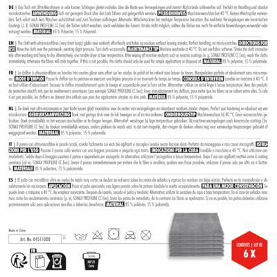 SONAX microvezeldoek "coating towel" microfibre cloth