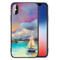 Kleurrijke Telefoonhoesje iPhone X | Xs Boat - thumbnail