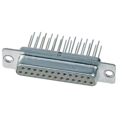 HARTING 09670254755 D-sub female connector 180 ° Aantal polen: 25 Solderen 1 stuk(s)
