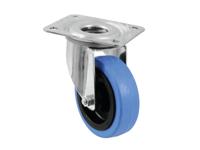 ROADINGER Swivel Castor 100mm BLUE WHEEL light blue - thumbnail
