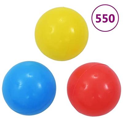 VidaXL Speeltent met 550 ballen 123x120x126 cm