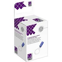 TRU COMPONENTS T2010C290 Ringkabelschoen Dwarsdoorsnede (max.): 2.5 mm² Schachtdiameter: 8.4 mm Deels geïsoleerd Blauw 25 stuk(s) - thumbnail