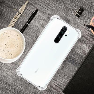 Voor Xiaomi Redmi Note 8 Pro vier-hoek anti-drop ultradunne transparante TPU telefoon geval (transparant) Voor Xiaomi Redmi Note 8 Pro vier-hoek anti-drop ultradunne transparante TPU telefoon geval (transparant)