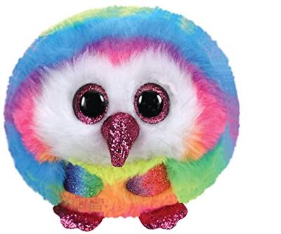 Ty Beanie Ty teeny puffies owen owl, 10cm