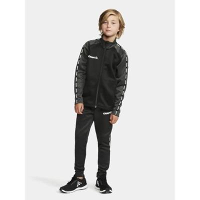 Craft 1912730 Squad 2.0 Full Zip Jr - Black/Granite - 134/140 Craft 1912730 Squad 2.0 Full Zip Jr - Black/Granite - 134/140