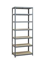 Avasco rek Strong Tower L, ft 222 x 90 x 45, 7 legborden, grijs - thumbnail