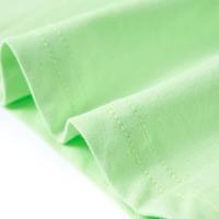 Kindershirt met doelprint 128 limoenkleurig - thumbnail
