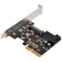 Silverstone ECU04-E interfacekaart/-adapter Intern USB 3.2 Gen 1 (3.1 Gen 1) - thumbnail