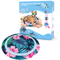 CoolPets Tropical Premium Cooling Mat Flower - thumbnail