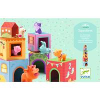 Beeldblokjes Topanifarm DJECO multi-gekleurd - thumbnail