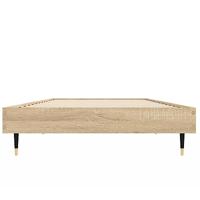 Bedframe zonder matras hout sonoma eikenkleurig 75x190 cm - thumbnail