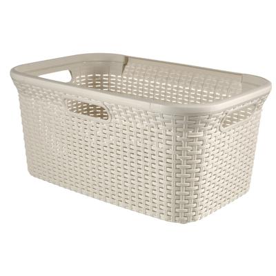 Curver style wasmand 45 liter vintage wit Curver style wasmand 45 liter vintage wit