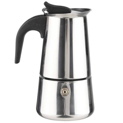 RVS moka/espresso percolator - koffiemaker voor 2 kopjes RVS moka/espresso percolator - koffiemaker voor 2 kopjes