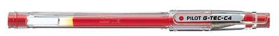 Gelpen Pilot G-TEC C4 Rood 0,2 mm (12 Stuks)