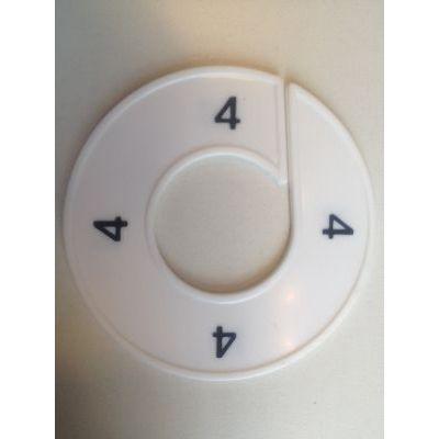 Maatring wit/zwart 4