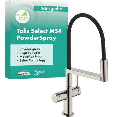 Hansgrohe Talis Select M54 PowderSpray ééngreeps keukenkraan Semi-Pro 3jet, rvs look