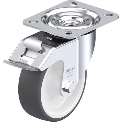 Blickle L-POTH 100G-FI Zwenkwiel met rem Wieldiameter: 100 mm Draagvermogen (max.): 250 kg 1 stuk(s) Blickle L-POTH 100G-FI Zwenkwiel met rem Wieldiameter: 100 mm Draagvermogen (max.): 250 kg 1 stuk(s)