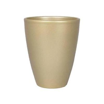 Floran Bloempot - parelgoud - keramiek - 13 x 17 cm - Plantenpotten