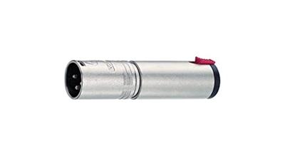Neutrik NA3MJ XLR male naar Stereo Jack female adapter