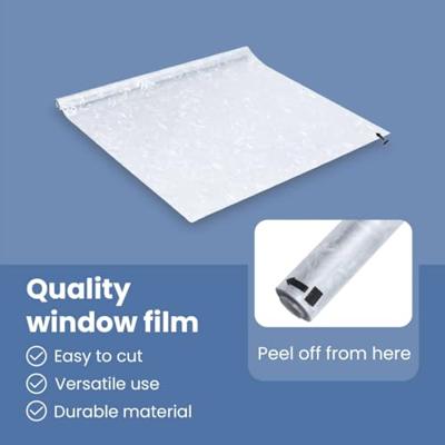 Raamfolies 4 st mat bloemenpatroon PVC