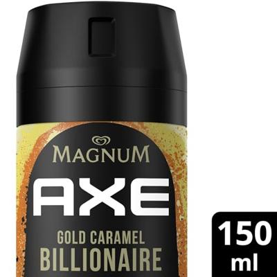 AXE Deodorant bodyspray magnum gold caramel 150 Milliliter