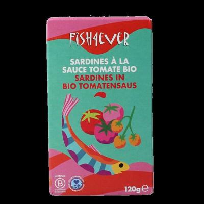 Fish 4 Ever Sardines in tomatensaus 120 Gram Fish 4 Ever Sardines in tomatensaus 120 Gram