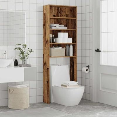 VidaXL Wasmachinekast 64x24x190 cm oud houtkleurig VidaXL Wasmachinekast 64x24x190 cm oud houtkleurig