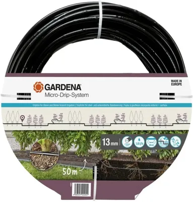 GARDENA 13504-20 Micro-Drip system Druppelbuis 13 mm (1/2) Ø GARDENA 13504-20 Micro-Drip system Druppelbuis 13 mm (1/2) Ø