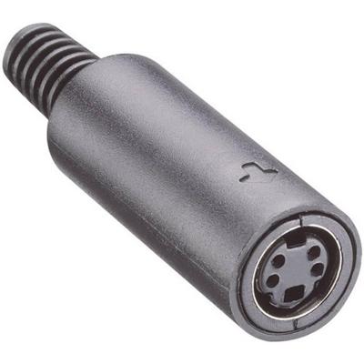 Lumberg MJ-372/8 DIN-connector Bus, recht Aantal polen: 8 Zwart 1 stuk(s)