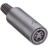 Lumberg MJ-372/8 DIN-connector Bus, recht Aantal polen: 8 Zwart 1 stuk(s) - thumbnail