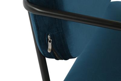 Armstoel DKD Home Decor Blauw Metaal 62 x 76 x 76 cm 55,5 x 72 x 71 cm Armstoel DKD Home Decor Blauw Metaal 62 x 76 x 76 cm 55,5 x 72 x 71 cm