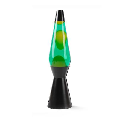 Itotal Lavalamp zwart/groen, 40cm