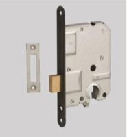 Nemef kastslot - PC55 mm - doornmaat 50 mm - 1258/3 - zwart gelakt - thumbnail