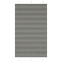 Pliss rolgordijn 115x200 cm stofbreedte 114,4 cm antraciet - thumbnail