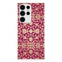 Siliconen Hoesje Samsung Galaxy S23 Ultra Barok Pink - thumbnail