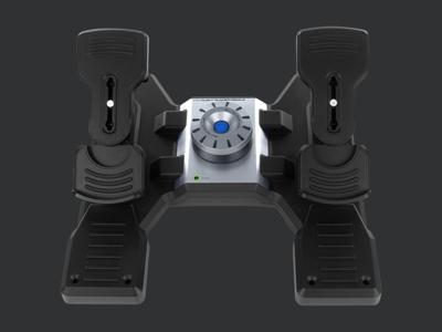 Logitech G PRO Flight Roer Pedalen