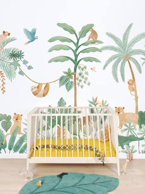 Behang Avontuur in de jungle LILIPINSO groen