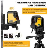 Prexiso PLC30GLIT Kruislijnlaser - thumbnail
