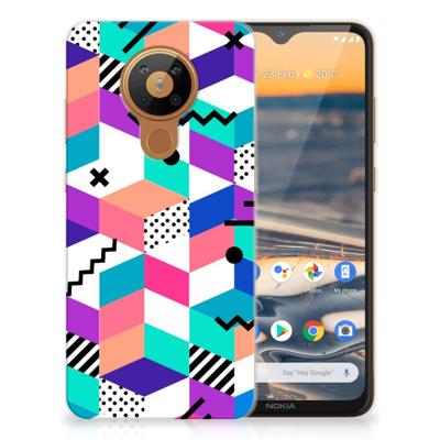 Nokia 5.3 | TPU Hoesje | Blokken Kleurrijk