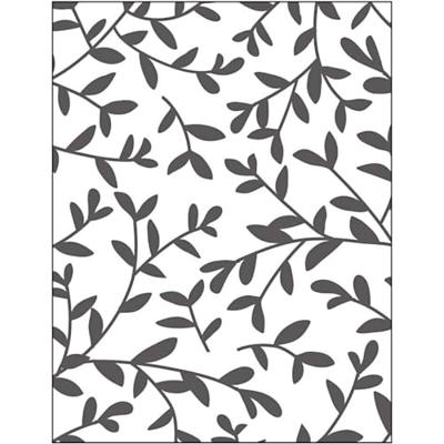 Creativ Company Embossing folder , twijgen, afm 11x14 cm, dikte 2 mm, 1 stuk