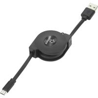 Renkforce RF-4352332 USB-kabel USB 2.0 USB-A stekker, USB-micro-B stekker 0.80 m Zwart - thumbnail