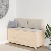 Bankje 110x41x76,5 cm massief grenenhout - thumbnail
