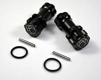 Absima + 25.0 mm 1:8 Aluminium Aluminium spoorverbreding 17 mm 6-kant Zwart 2 stuk(s)