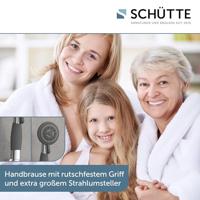Schutte VITAL handdouche met anti-slip handgreep | 4 functies | chroom
 - 60971 - thumbnail